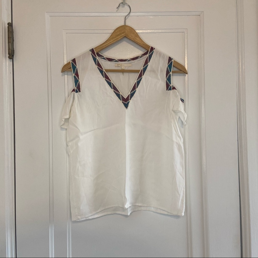 Maje Cold Shoulder blouse